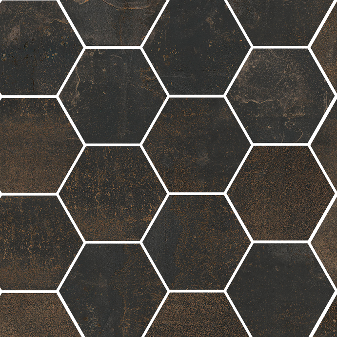 Floorin põrandad - hexagon black
