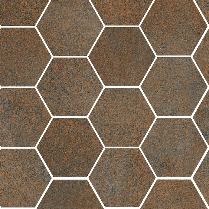 Floorin põrandad - hexagon copper